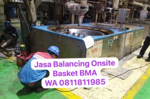 balancing onsite mesin basket bma