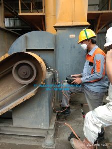 jasa balancing onsite dust collector fan